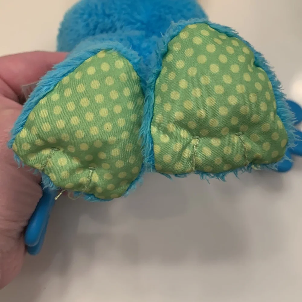 Sesame Street Blue Cookie Monster Plush Baby Teether